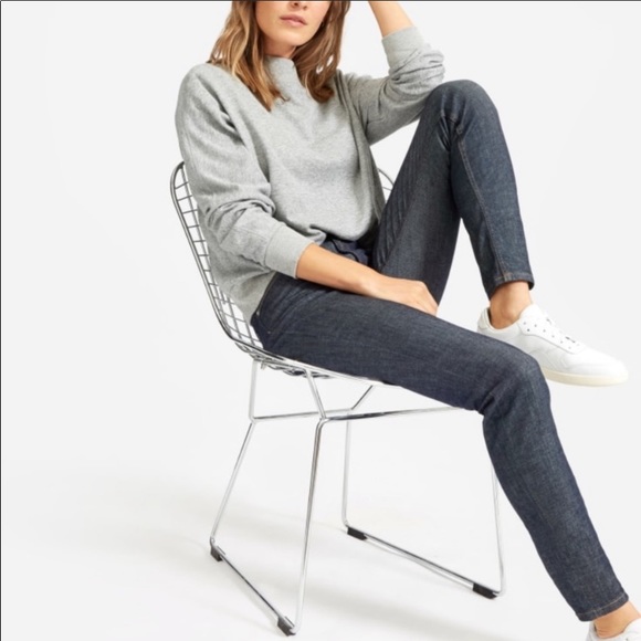 Everlane The High-Rise Skinny Jean Size 26 Indigo - Picture 5 of 16